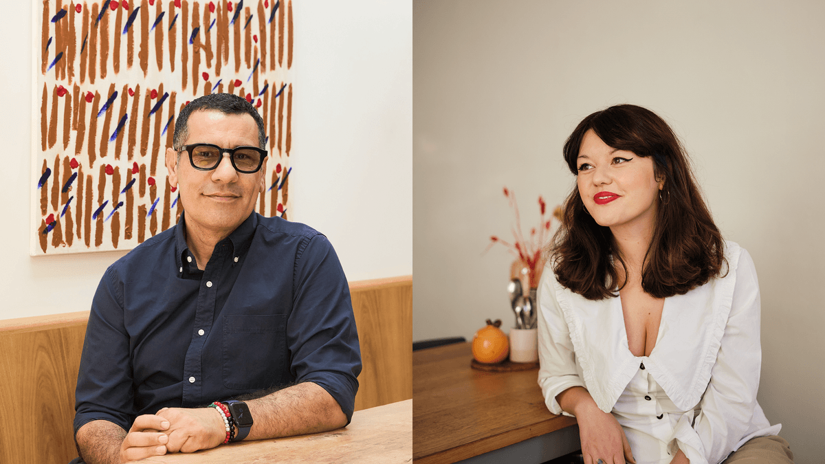 Chef and Author Sami Tamimi and Chef, Author and Broadcaster Julie LIn