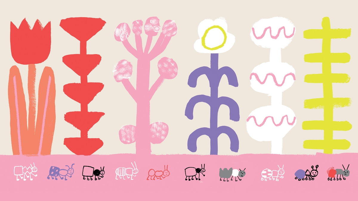 Abstract illustration of plants
