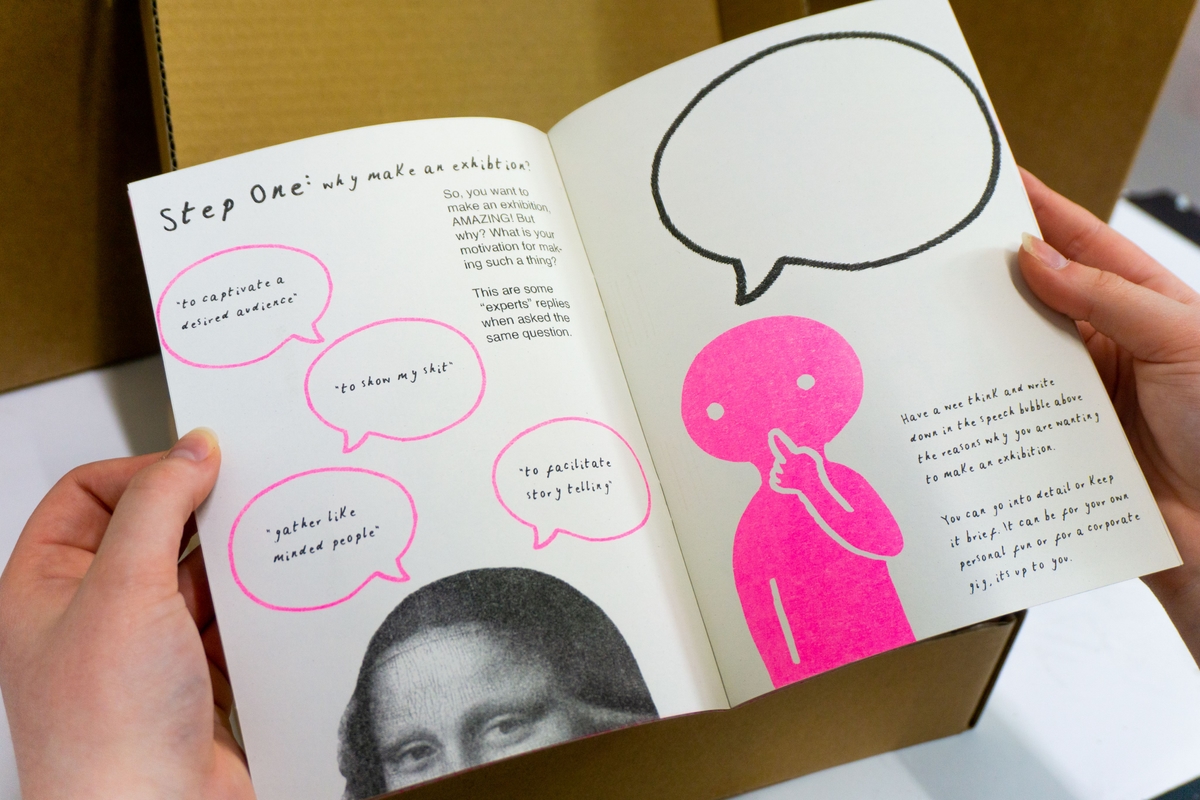 A booklet with idea inspiration