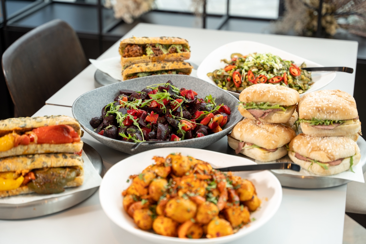 A selection of meals and sandwiches