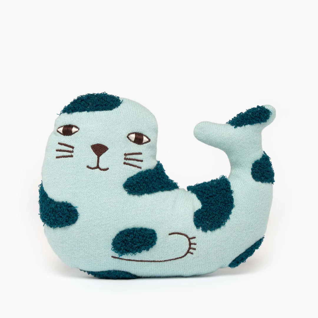 A baby blue seal pup