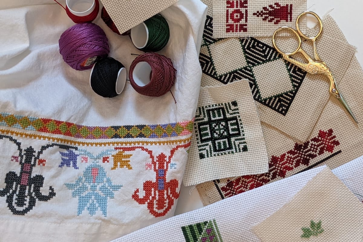 Learn the traditional craft of Palestinian embroidery passed down through generations