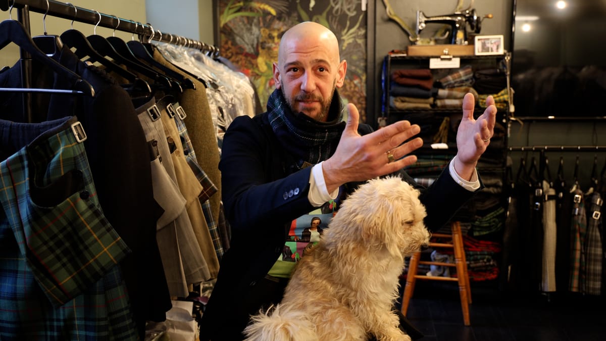 Howie Nicholsby, owner of 21st Century Kilts
