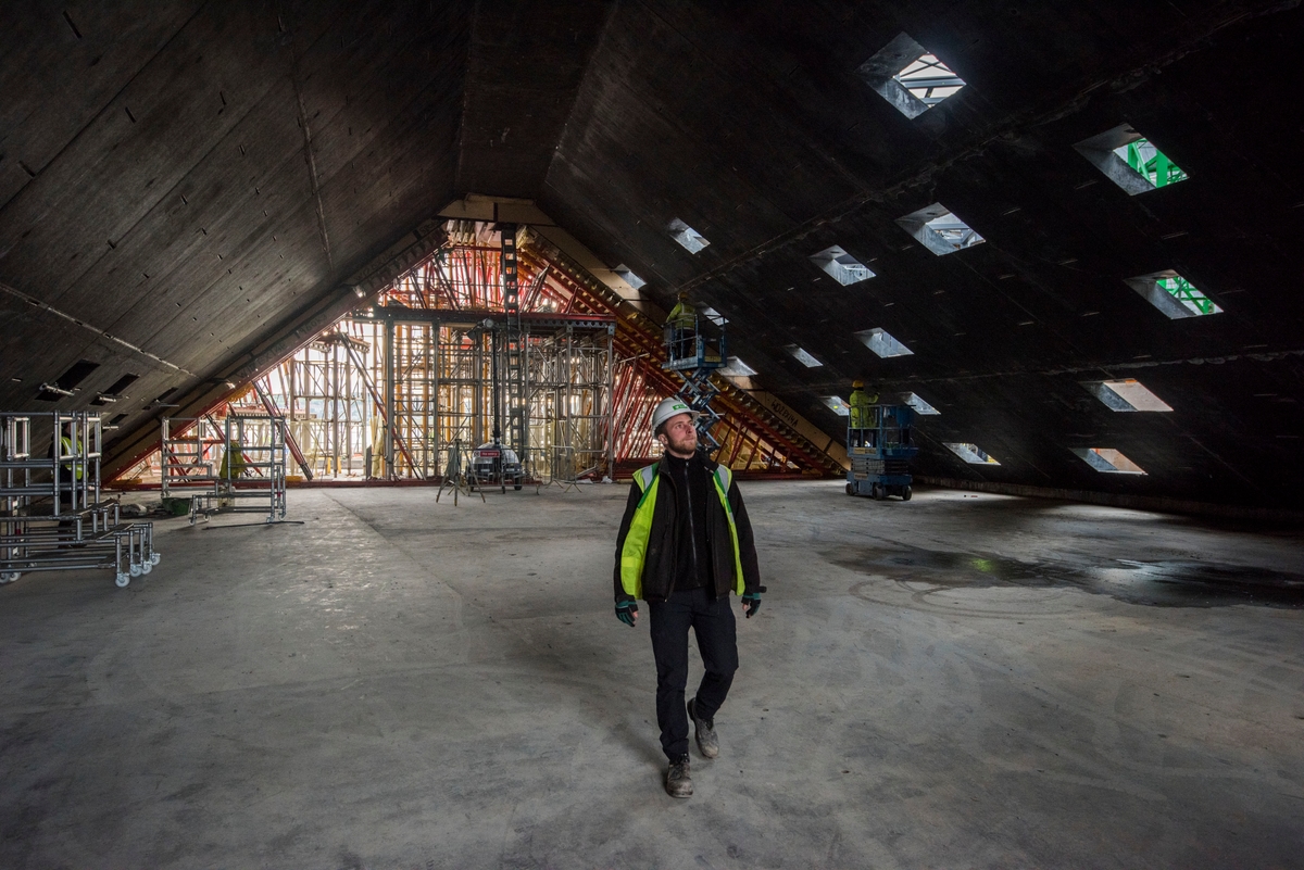 V&A Dundee under construction, 2016, Photo by Alan Richardson
